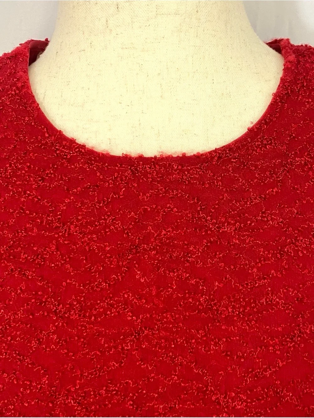 Vintage Ashley Ann Red Party Dress Size 16